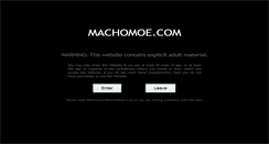 Desktop Screenshot of machomoe.com