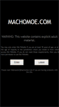 Mobile Screenshot of machomoe.com